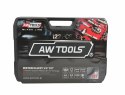 AWTOOLS ZESTAW KLUCZY 122el 1/2" / 1/4" BLACK LINE