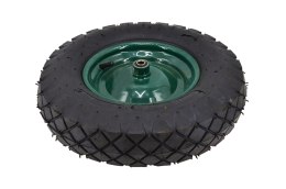 AWTOOLS KOŁO DO TACZKI PNEUMATYCZNE 400, FELGA METAL, ŁOŻYSKO+OŚ, 4 WARSTWY, 1,7 ATM