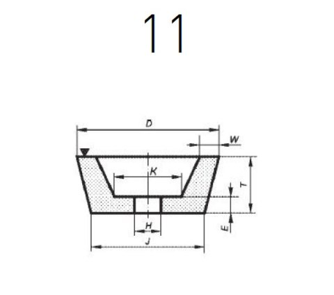 NORTON ŚCIERNICA-11 125mm x 50mm M14 37C1699N5B5