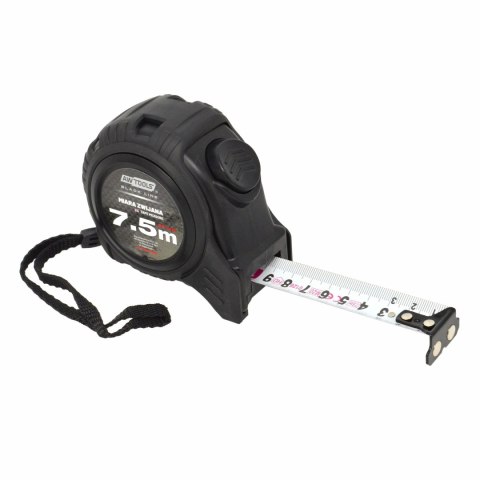 AWTOOLS MIARA ZWIJANA MAGNET. ABS 7,5m/ 25mm
