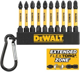 DEWALT ZESTAW KOŃCÓWEK FLEXTORQ 10cz.