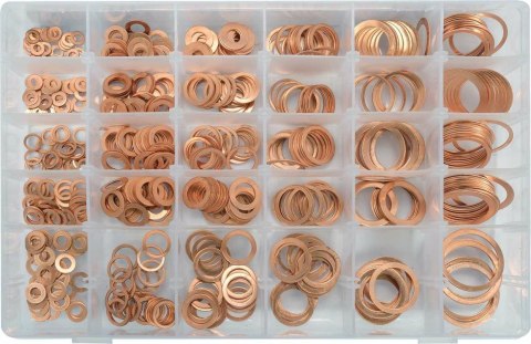 YATO PODKŁADKI MIEDZIANE 580szt.