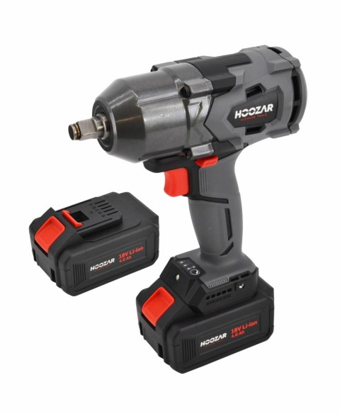 HOOZAR KLUCZ UDAROWY BEZSZCZOTKOWY 1/2" 18V 2x4.0Ah 1000Nm IW30BL-M2
