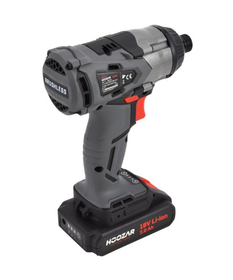 HOOZAR ZAKRĘTARKA BEZSZCZOTKOWA 18V 2x2.0Ah 280 Nm ID10BL