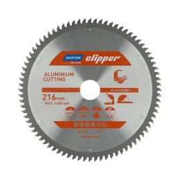 NORTON PIŁA TARCZOWA 216mm x 30mm x 80z ALUMINUM (2,6/1,8)