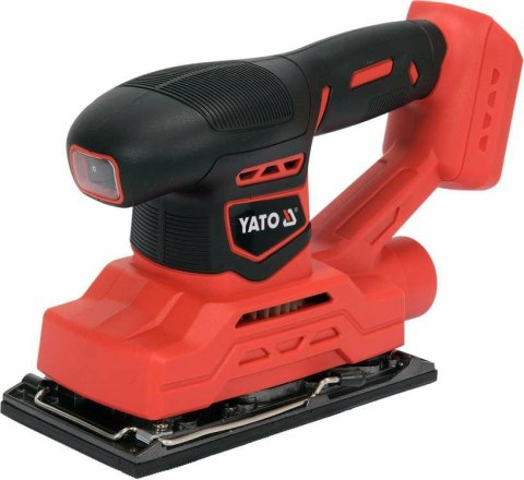 YATO SZLIFIERKA OSCYLACYJNA 18V 90x187mm BEZ AKUMULATORA I ŁADOWARKI