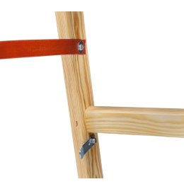 AWTOOLS DRABINA DREWNIANA 2x 5 STOPNI 150KG