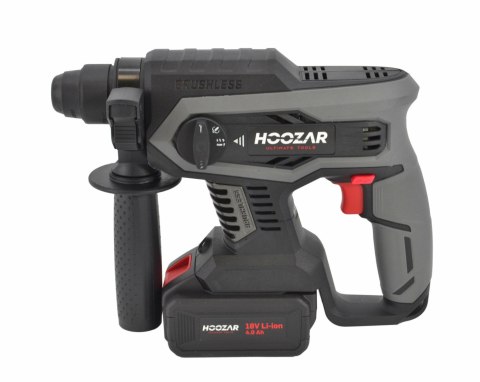 HOOZAR MŁOTOWIERTARKA BEZSZCZOTKOWA SDS+ 18V 2x4.0Ah 2.2J RH10BL-M2