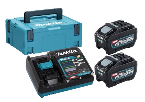 MAKITA ZESTAW ZASILAJĄCY 40V XGT (BL4050Fx2+DC40RB) (UN3480)