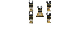 DEWALT MT ZESTAW BRZESZCZOTÓW 5CZ.