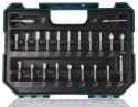 MAKITA FREZY DO ROWKÓW 8mm ZESTAW 22szt.