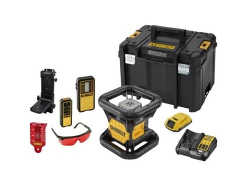 DEWALT.LASER OBROTOWY 18V DCE079D1R SAMOPOZIOM. 60m 1x2,0Ah