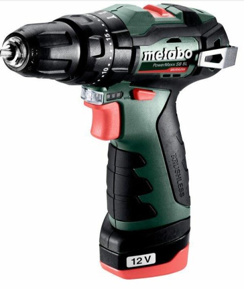 METABO WKRĘTARKA UDAROWA POWERMAXX SB BL 38/20Nm 2x2,0Ah WALIZKA