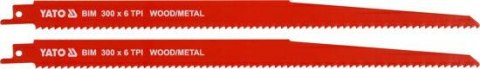 YATO BRZESZCZOTY BIM 300mm 6TPI 2szt.