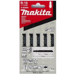 MAKITA BRZESZCZOT DO WYRZYNARKI 75mm 6/1" 5szt. T144D DO DREWNA