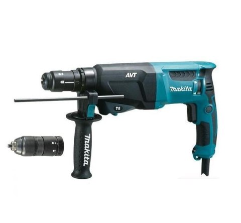 MAKITA MŁOTOWIERTARKA SDS-PLUS Z OPCJĄ KUCIA 800W 2,4J AVT + DODATKOWY UCHWYT HR2631FT MAKITA MŁOTOWIERTARKA SDS-PLUS Z OPCJĄ KUCIA 800W 2,4J AVT + DODATKOWY UCHWYT HR2631FT