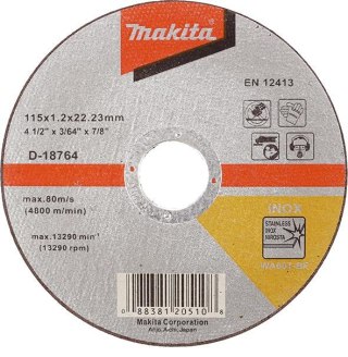 TARCZA DO METALU 115x1,2x22x2mm INOX