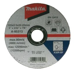 TARCZA DO METALU 125 x 2,5 x 22mm
