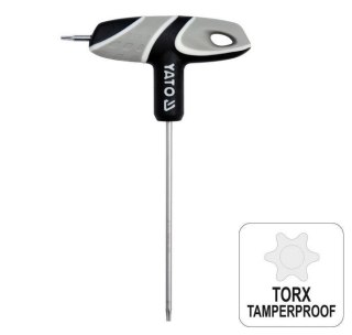 YATO KLUCZ TRZPIENIOWY TORX Z RĘKOJEŚCIĄ T50, Z OTWOREM