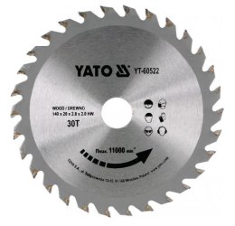 YATO PIŁA TARCZOWA WIDIOWA 210 x 30mm 20-ZĘBÓW 60665