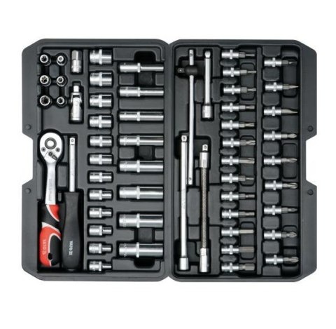 YATO ZESTAW KLUCZY 1/4" 56 elem. 14501 YATO ZESTAW KLUCZY 1/4" 56 elem. 14501