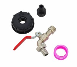 AWTOOLS KRAN OGRODOWY DO ZBIORNIKA CYNK NIKLOWANY 1/2