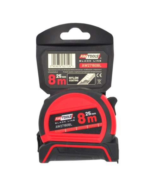 AWTOOLS MIARA ZWIJANA 3m x 19mm NYLONOWA POWŁOKA