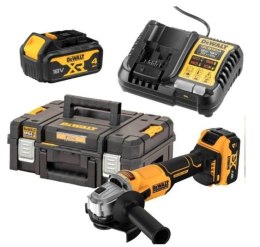 DEWALT SZLIFIERKA KĄT.125mm 18V DCG407M2T 2x4,0Ah BL TSTAK