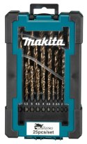 MAKITA ZESTAW WIERTEŁ DO METALU HSS-G M-FORCE 25szt.1-13mm