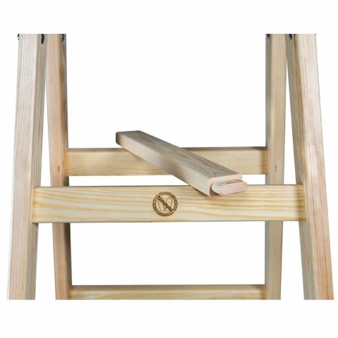 AWTOOLS DRABINA DREWNIANA 2x 4 STOPNI 150KG