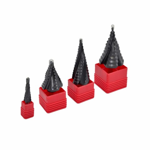 AWTOOLS WIERTŁO STOPNIOWE SPIRALNE M2-TiAlN / 4-52mm /BL