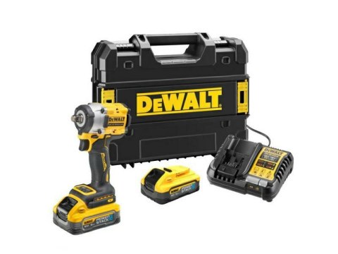 DEWALT KLUCZ UDAROWY 1/2" 18V DCF921P2T 406Nm 2x5,0Ah POWERSTACK TSTAK PIERŚCIEŃ