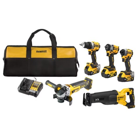 DEWALT ZESTAW COMBO 18V DCK509P3 (DCD800, DCF850, DCF922, DCS386, DCG405) 3x5,0Ah