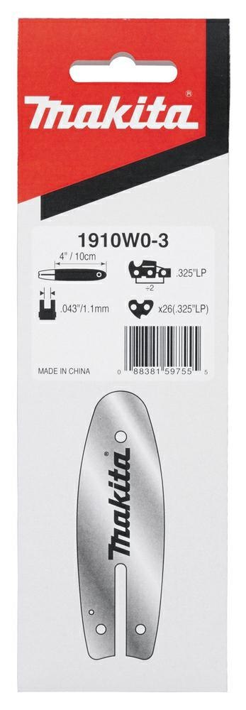 MAKITA PROWADNICA ŁAŃCUCHA 10cm 1,1mm 0,325" DO DUC101/UC100D