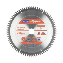 NORTON PIŁA TARCZOWA 255mm x 30mm x 80z ALUMINUM (3,0/2,2)