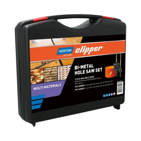 NORTON ZESTAW OTWORNIC BIM 12szt. MULTI MATERIALS NORTON ZESTAW OTWORNIC BIM 12szt. MULTI MATERIALS
