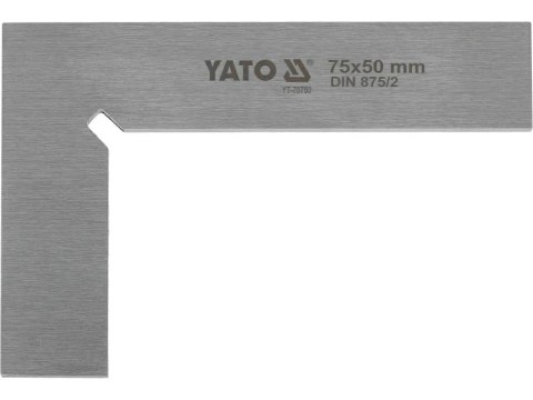 YATO KĄTOWNIK ŚLUSARSKI 75x50mm KL.II