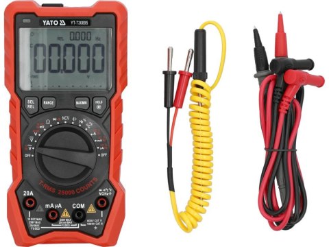 YATO MIERNIK CYFROWY TRUE RMS LCD 25000