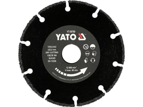 YATO TARCZA DO DREWNA 125mm