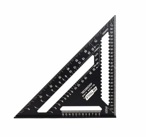 AWTOOLS KĄTOWNIK STOLARSKI ALUMINIOWY 12" BLACK LINE