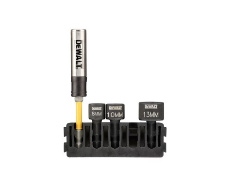 DEWALT ZESTAW NASADEK UDAROWYCH 3cz. +UCHWYT 1/4"