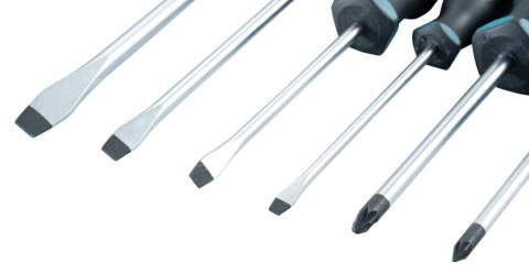 MAKITA ZESTAW WKRĘTAKÓW 6szt. (SL4,0 x 100 / SL5,5 x 100 / SL6,5 x 125 / SL8 x 150 / PZ1 x 80 / PZ2 x 100)