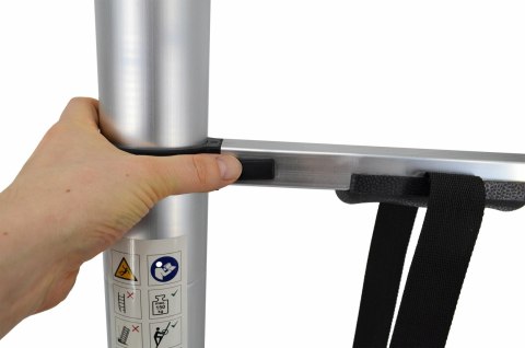 AWTOOLS DRABINA ALUMINIOWA TELESKOPOWA 3,8m 13 STOPNI