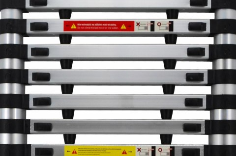 AWTOOLS DRABINA ALUMINIOWA TELESKOPOWA 3,8m 13 STOPNI