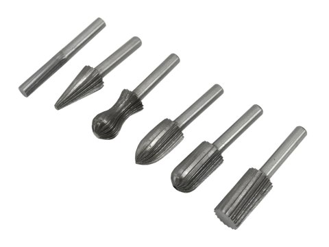AWTOOLS FREZY TRZPIENIOWE DO METALU FI 6mm kpl.6szt.
