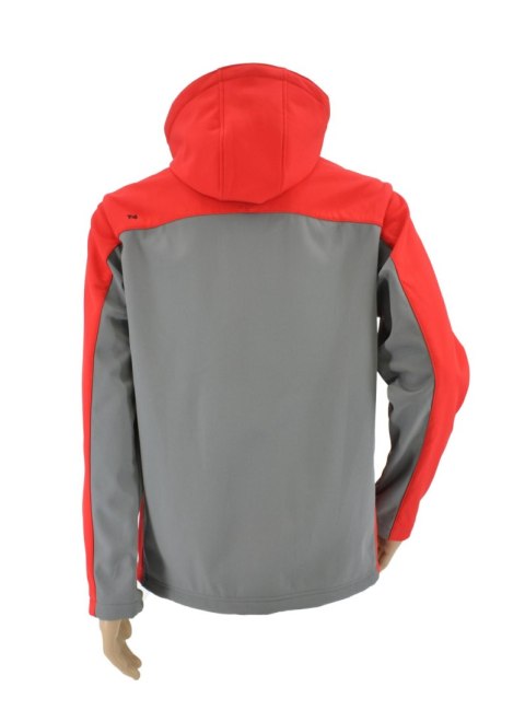 AWTOOLS KURTKA SOFTSHELL BLUZA T4/ CZERWONO-SZARA/ XL