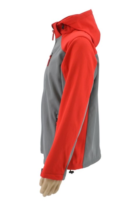 AWTOOLS KURTKA SOFTSHELL BLUZA T4/ CZERWONO-SZARA/ XL