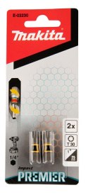 MAKITA KOŃCÓWKA WKRĘTAKOWA T30-25mm /2szt. IMPACT PREMIER