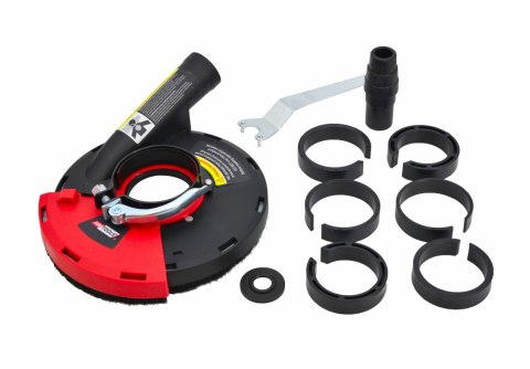 AWTOOLS OSŁONA PRZECIWPYŁOWA ODSYSAJĄCA DO SZLIFIERKI KĄTOWEJ 180-230mm