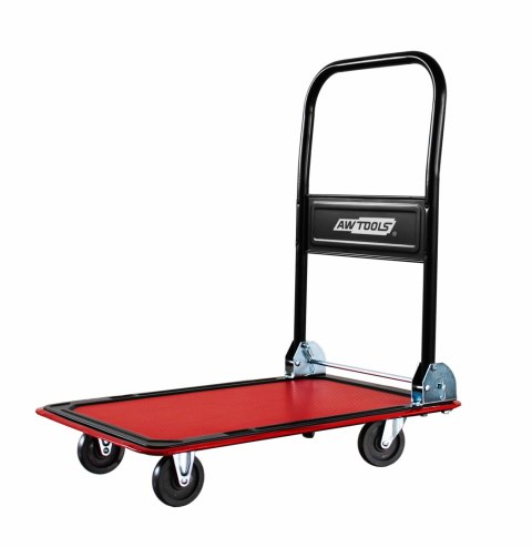 AWTOOLS WÓZEK MAGAZYNOWY 4-KOŁOWY 150KG PLATFORMA 73x47cm